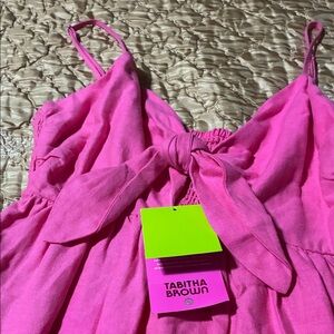 Tabitha Brown Pink Sleeveless Dress